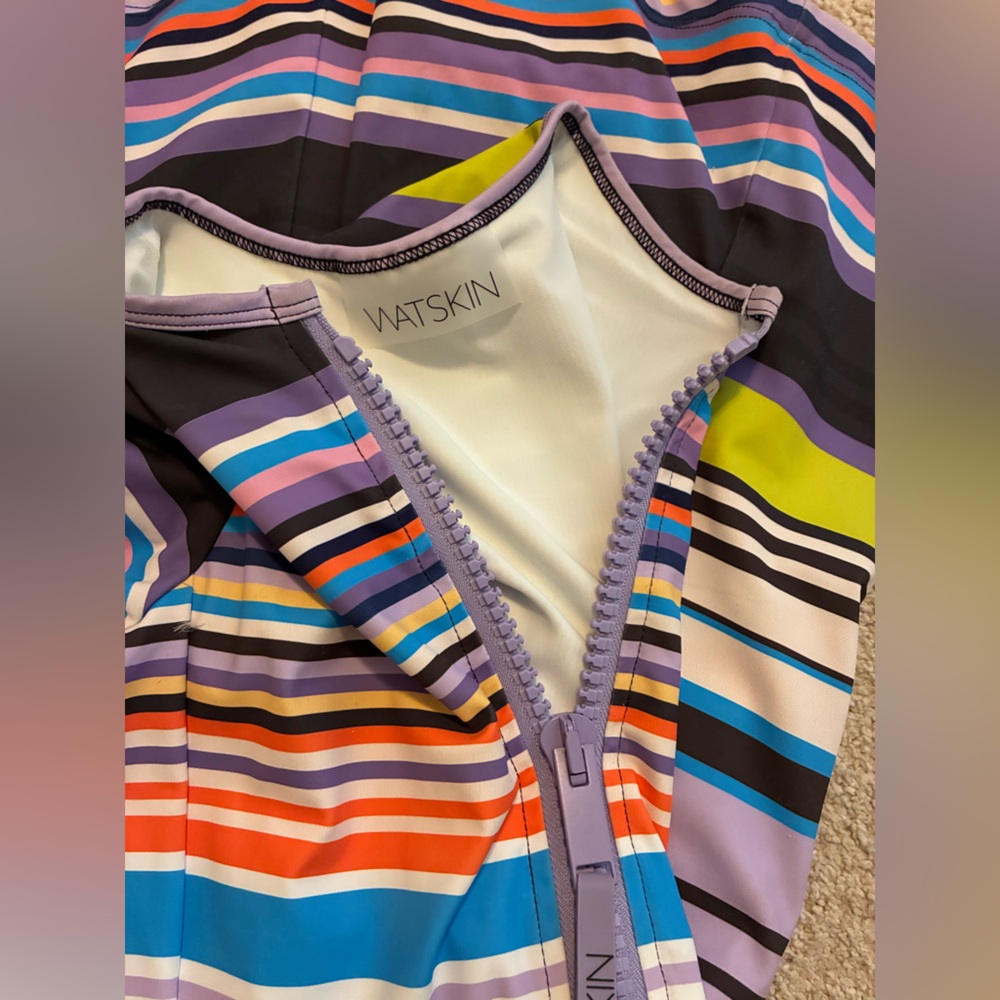 Watskin Lou Dress in Variegated Stripe, Size M - Picture 2 of 6
